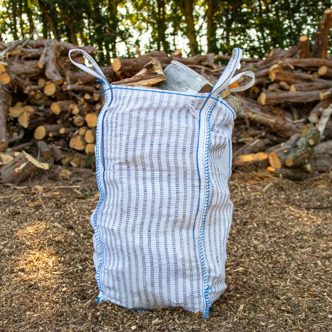 Air Dried Hardwood Logs – 0.25 m3 Barrow Bag